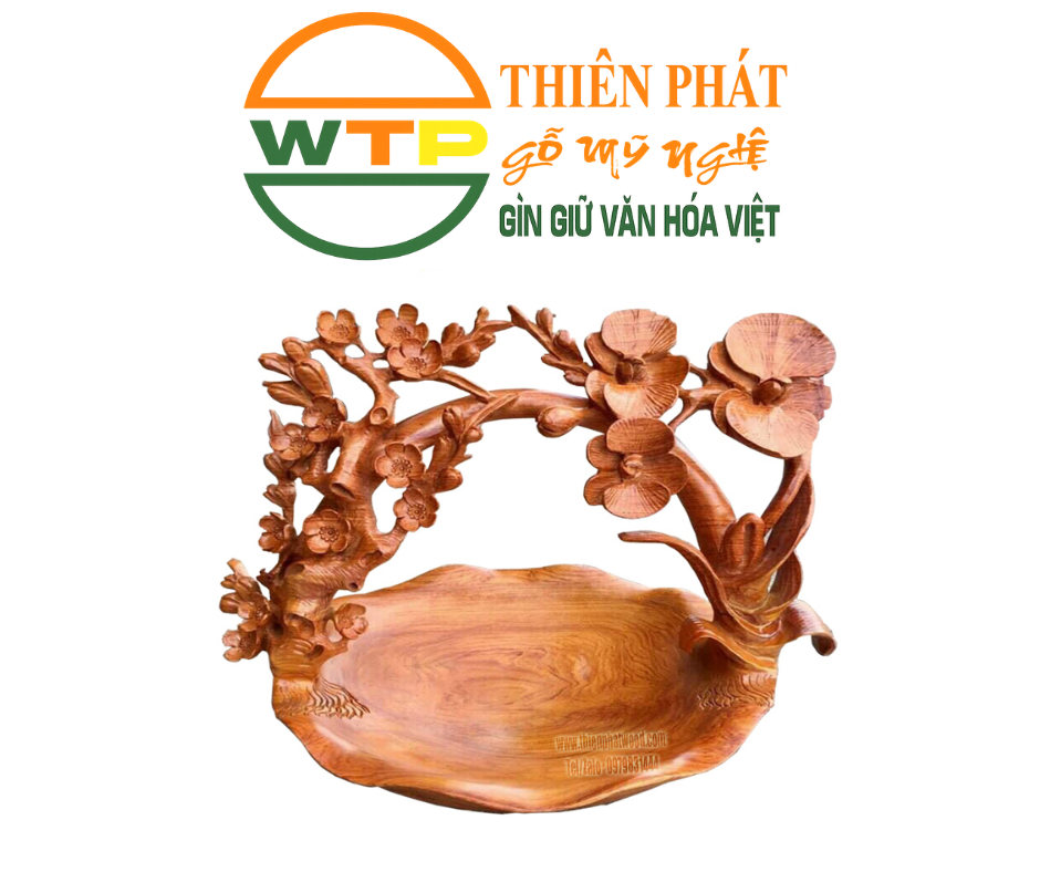 khay gỗ trang trí